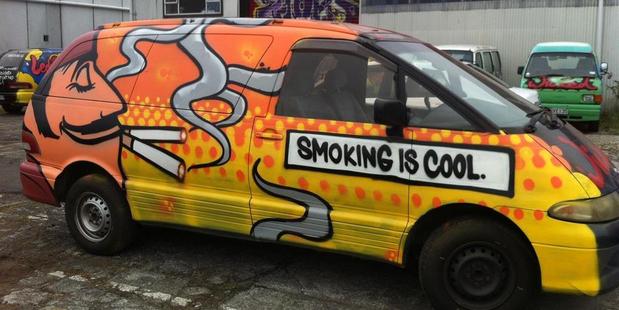Z Energy is asking if it should refuse to fill up Wicked Campers vans because of the offensive slogans. Photo / File