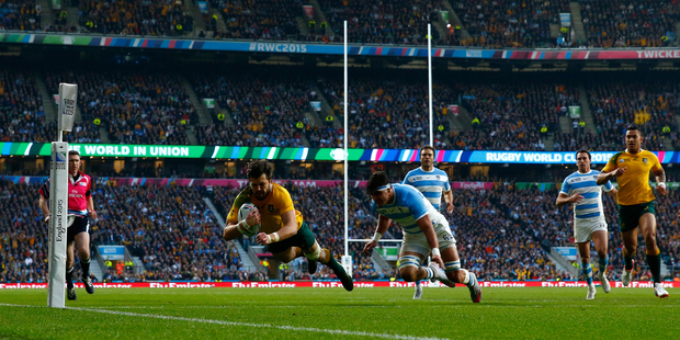 Australia and Argentina will face off in a Rugby Championship match at Twickenham this year. Photo / Getty