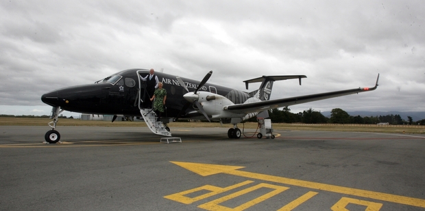 THE BEECH IS BACK: The 19-seater Beechcraft 1900D planes that used to service Whanganui will be back on the route for about a month.PHOTO/FILE