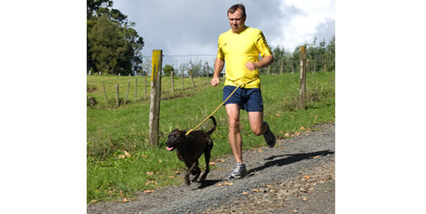 Dave Allen running with Poppy. Photo / Thinkstock