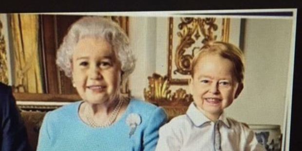 A youthful looking Queen and a totally demonic Prince; the results of a clever face-swap by Twitter user Jenny. Photo / @jennywhojenny