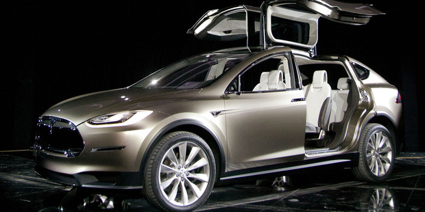 Tesla's Model X SUV. Photo / Bloomberg - Tim Rue