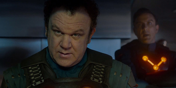 John C Reilly played Rhomann Dey in the movie, Guardian of the Galaxy.