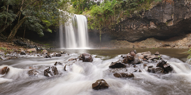 Killen Falls is flooded with tranquillity. Photo / iStock