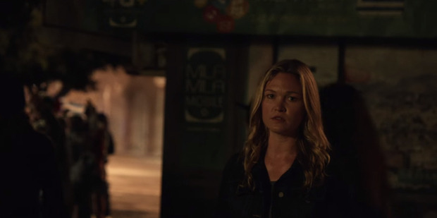 Julia Stiles in a scene from the new Jason Bourne movie.