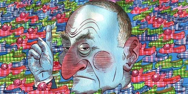 by international standards New Zealand's headline fiscal numbers don't look too bad. Illustration / Anna Crichton