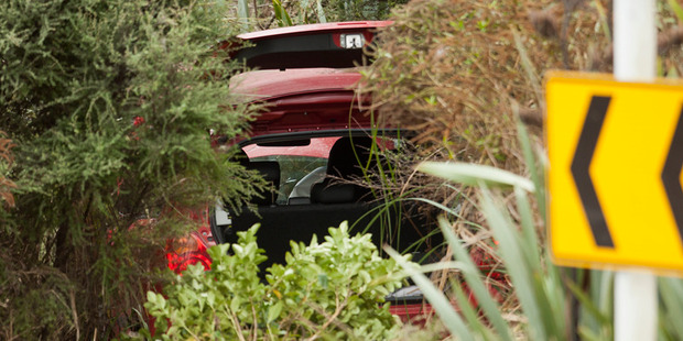 The stuck vehicle. Photo/Ben Fraser