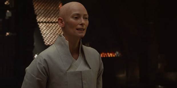 A scene from the upcoming Marvel movie, Doctor Strange.