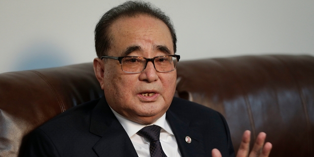 Foreign Minister Ri Su Yong defended the country's right to maintain a nuclear deterrent. Photo / AP