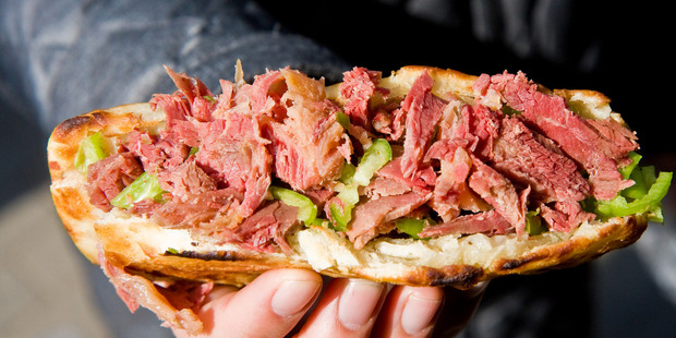 A donkey burger in Beijing. Photo / Garrett Ziegler, Flickr