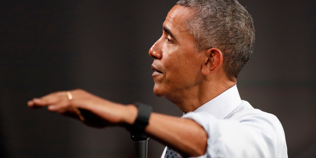 US President Barack Obama appears to like using British English. Photo / AP