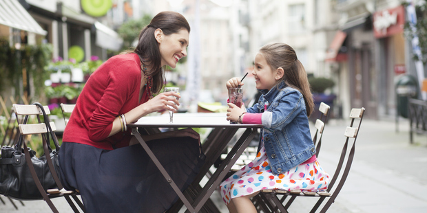 I've long been a fan of introducing children to the finer points of restaurant etiquette, writes Shelley. Photo / Getty