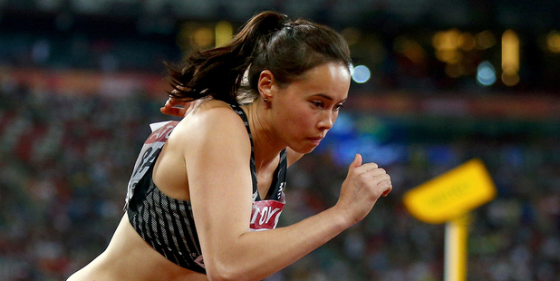 Portia Bing competes at the IAAF World Athletics Championships. Photo / Getty Images
