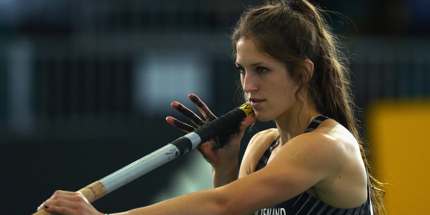 Eliza McCartney competes at the IAAF World Indoor Championships. Photo / Getty Images