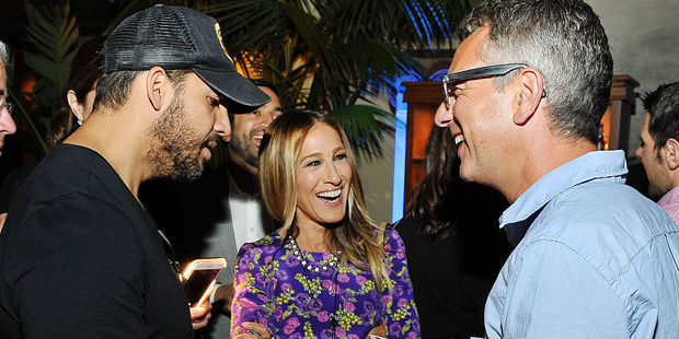 David Blaine, Sarah Jessica Parker and Vice President of Marketing and Communications at PTTOW! Photo / Getty Images