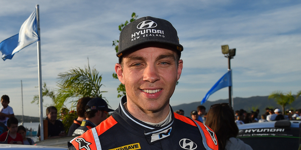 Hayden Paddon of New Zealand at WRC Argentina 2016. Photo / Getty Images