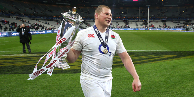 The England side, captained by Dylan Hartley (pictured), stormed through the 2016 RBS 6 Nations tournament. Photo / Getty