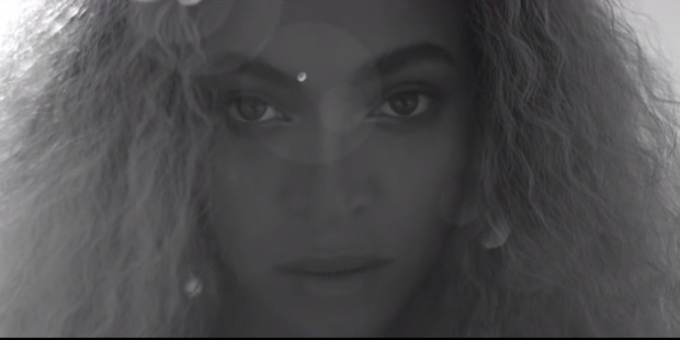 Beyonce in a clip from video for her album Lemonade.
