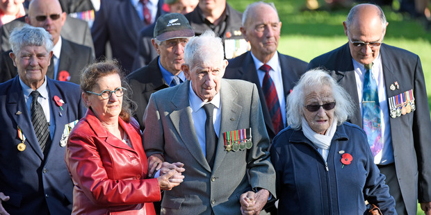 Memorial Park service. Photo/George Novak
