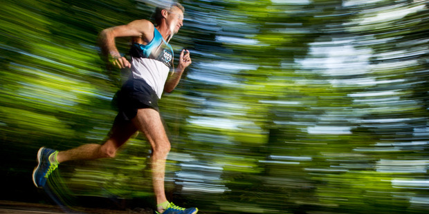 Tony Broadhead, the New Zealand 45-49 age group 10,000m road running champion, will race his eighth Rotorua Marathon on Saturday. Photo / Stephen Parker