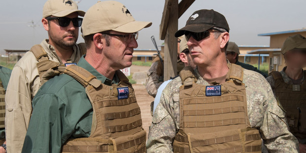 Andrew Little visits NZ troops in Iraq and refugees in Jordan. Photo / Supplied