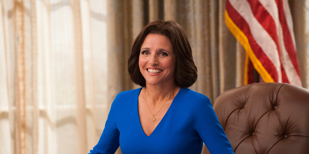Julia Louis-Dreyfus as President Selina Meyer in Veep.