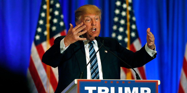 Trump said that as president he would call a Nato summit to pressure allies who had failed to hit spending targets. Photo / AP