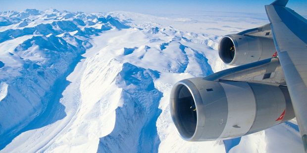 The view from a sight-seeing flight over Antarctica. Photo / Supplied
