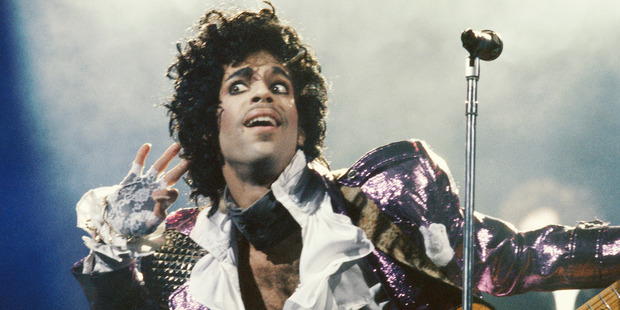 Prince performs in concert circa 1985 . Photo / Getty Images