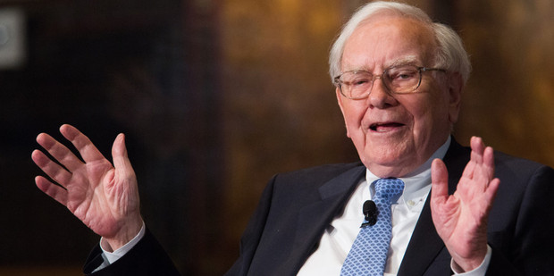 Warren Buffett does not see the American gloom being referred to by presidential candidates. Photo / Getty Images