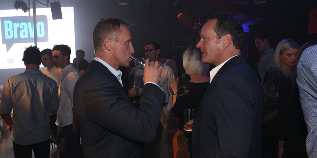 Mark Weldon, left, at the official launch of Bravo. Photo / Greg Bowker