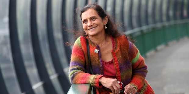 NEW HOME: Mina Crisp, 59, who moved to Whangarei with her husband in September last year, said the most difficult part of moving to a new country was leaving close friends behind. PHOTO/MICHAEL CUNNINGHAM