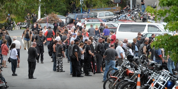 A chance encounter with a group of bikies led to the text. Photo / Jason Dorday