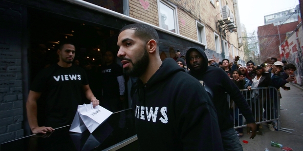 Drake's latest album, Views has just been released. Photo / AP