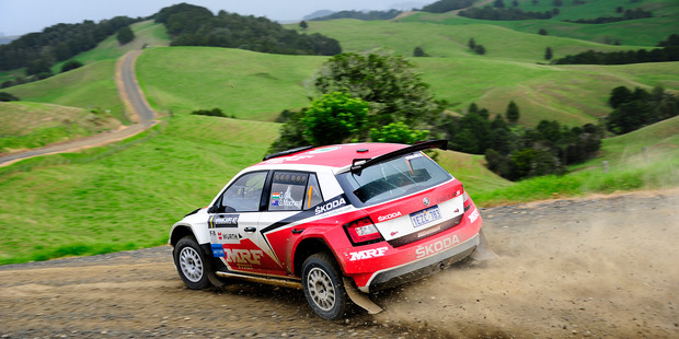 India's Gaurav Gill takes victory at the 2016 International Rally of Whangarei. Photo / Geoff Ridder
