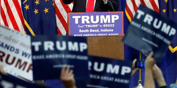 Republican presidential candidate Donald Trump was written off. Photo / AP