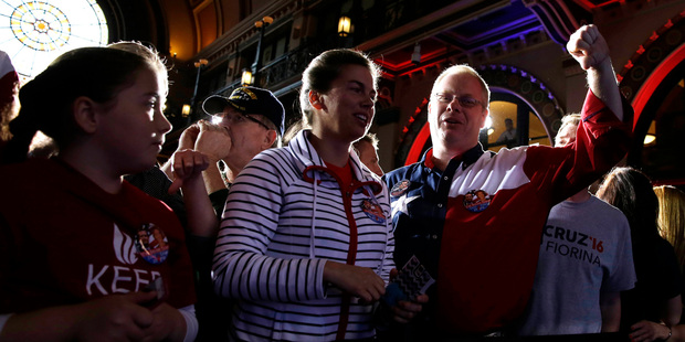 Ted Cruz supporters may be opposed to Donald Trump now, but it could be a different situation in November. Photo / AP