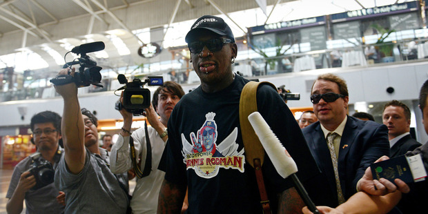 Dennis Rodman campaigned for Bae's release. Photo / Getty Images