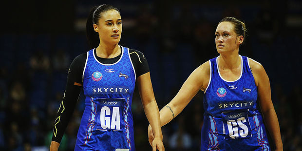 Maria Tutaia and Cathrine Tuivaiti of the Mystics. Photo / Getty
