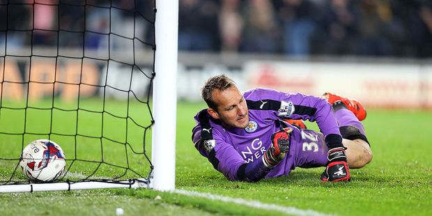 Mark Schwarzer lets in a goal - in the Capital One Cup. Photo / Getty