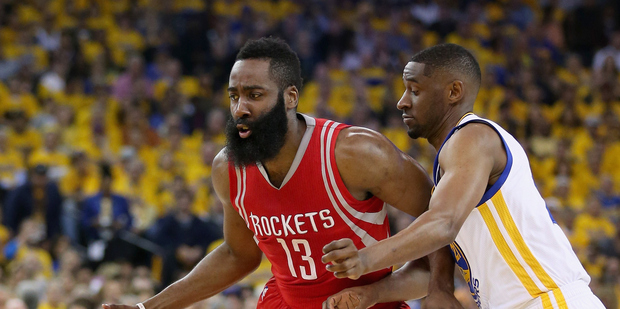 James Harden of the Houston Rockets during the 2016 NBA Playoffs. Photo / Getty Images