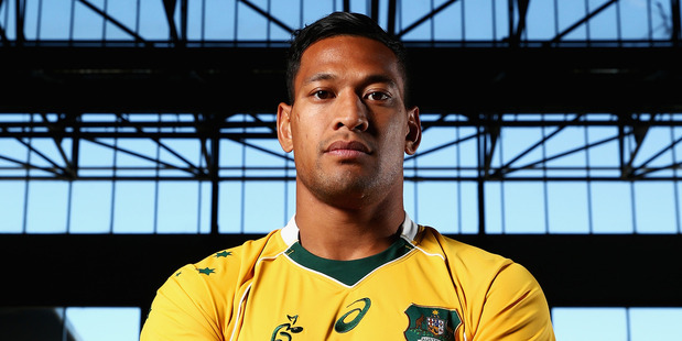 Wallaby star Israel Folau. Photo / Getty Images