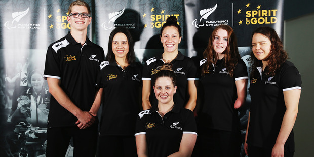 Members of the New Zealand para-swimming team to compete at Rio. Photo / Getty