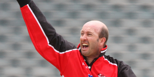 Former Black Cap all-rounder Chris Harris in action for the Canterbury Wizards in 2008. Photo / Getty Images