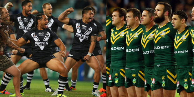 The Kiwis could be facing off to an Aussie war dance in 2017. Photo / Getty.