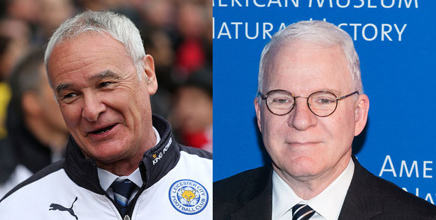 Could Steve Martin pull off the role of Claudio Ranieri? Photos / Getty
