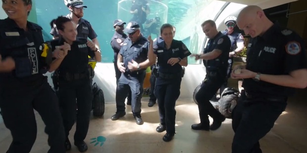 NT police getting down. Photo / NT Police