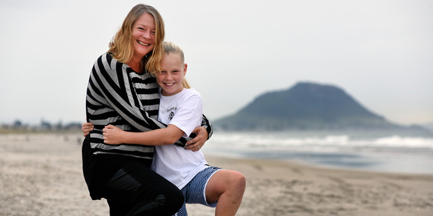 Joy Luker with her daughter Elise. Photo / George Novak