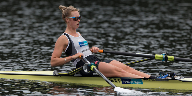 New Zealand Rowing Women's Single Scull, Emma Twigg. Photo / Brett Phibbs