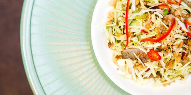 Duck Salad at Madam Woo. Photo / Supplied
